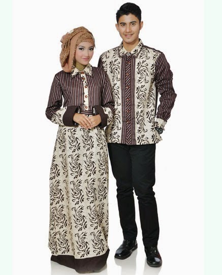 Busana Muslim Batik Couple