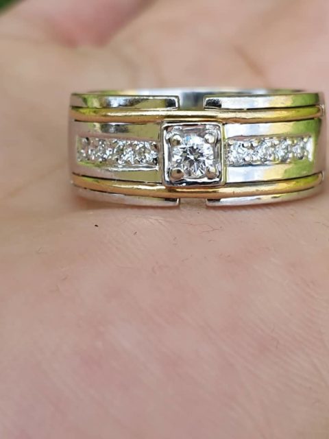 Diamond rings for mens