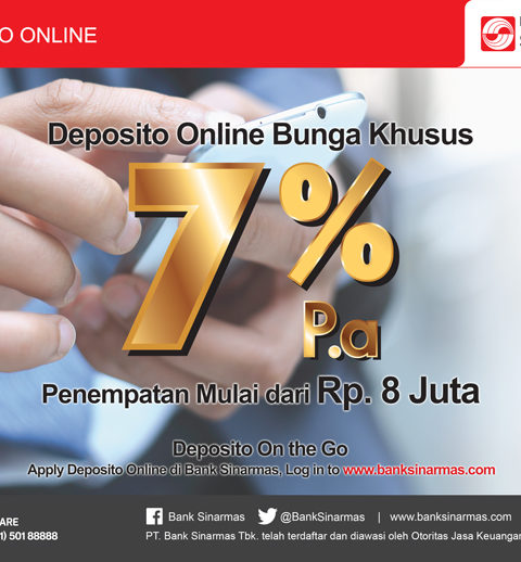 deposito online bunga 7%